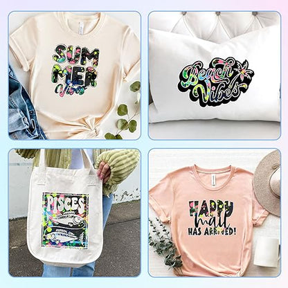 Blue Green Splash Heat Transfer Vinyl Roll