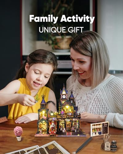 DIY Miniature House Kit Dollhouse Kit for Adults to Build Mini Magic House