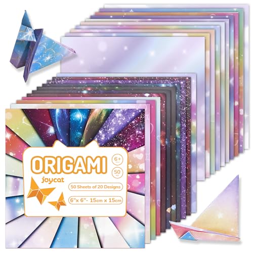 Dreamy Fantasy Patterned Origami Paper (50 Count)