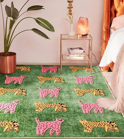 Leopard Washable Rugs (52.2 Sq Ft)