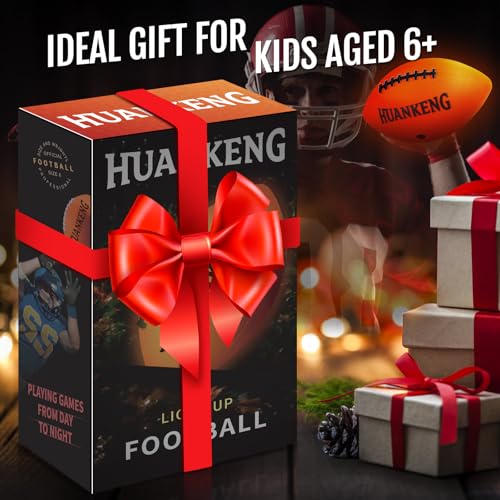 Rechargeable Glow in The Dark Football for Kids and Adults