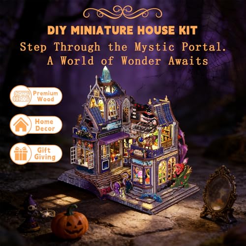 DIY Miniature House Kit for Adults
