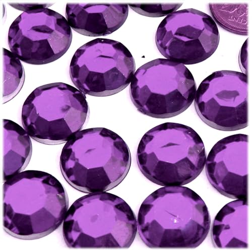 72pc Rhinestones Round 20mm (72 Count)