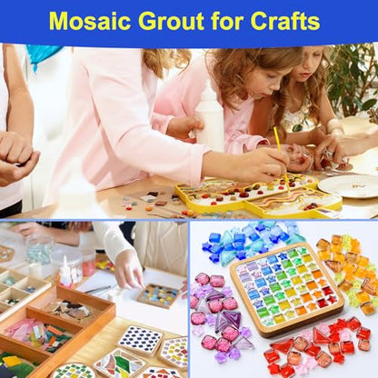 Mosaic Crystal Grout Kit with Scraper (16 Ounce)