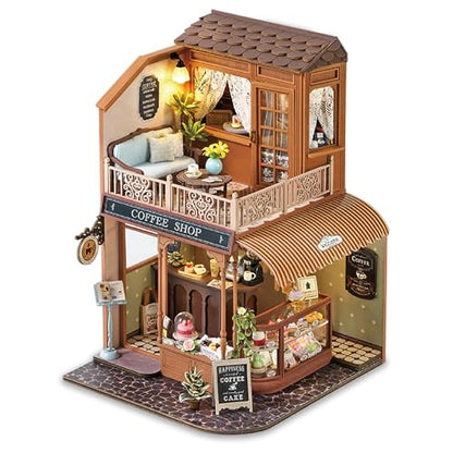 DIY Miniature Dollhouse Kit with Furniture Plus Dust Proof & Music Movement