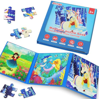 Magnetic Puzzles for Toddlers 3 (60 Count)