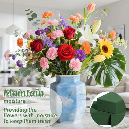 6 Pack Green Floral Foam Blocks