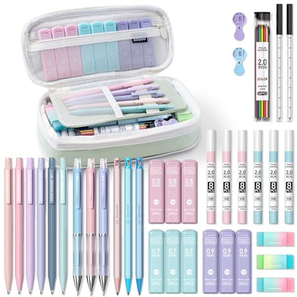 36PCS Mechanical Pencil Set with 624 Lead Refills