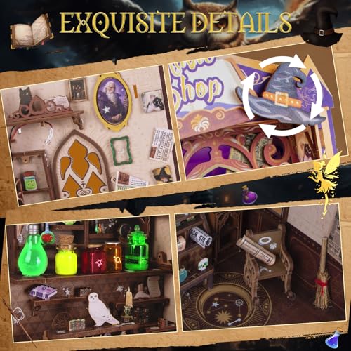 Glow in the Dark Book Nook Kits for Adults