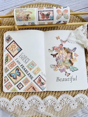 Stamped Wings Washi Tape Sticker Set (16.4 Foot)
