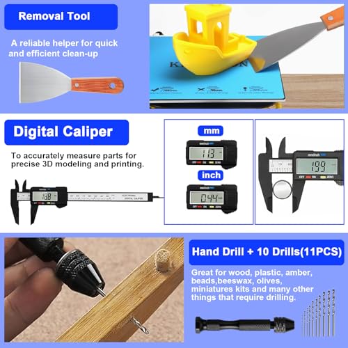 135PCS 3D Printer Tools Kit