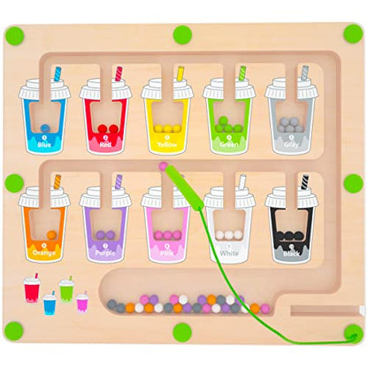 Magnetic Color and Number Maze