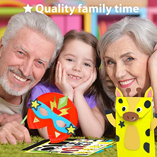 Safari Animal Beginner Paper Craft Kit for Kids Age 3+
