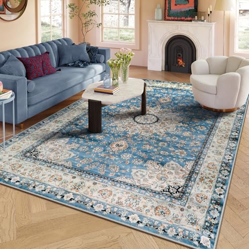 Felice Oriental Floral Medallion Area Rug