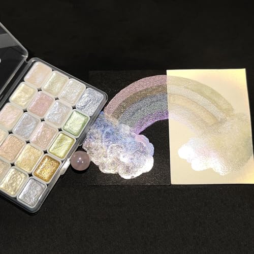 Mini Glitter Watercolor Paint Set (20 Count)