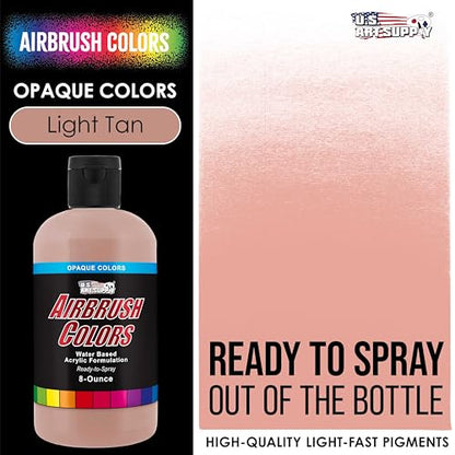 Opaque Light Tan Acrylic Airbrush Paint (8 Ounce)