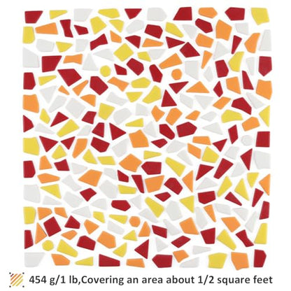 Red Glass Mosaic Tiles