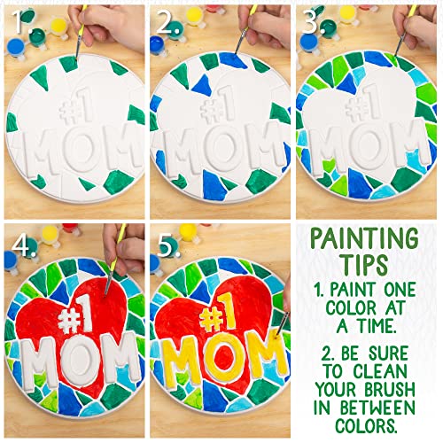 Paint Your Own #1 MOM Stepping Stone