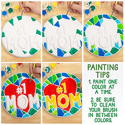 Paint Your Own #1 MOM Stepping Stone