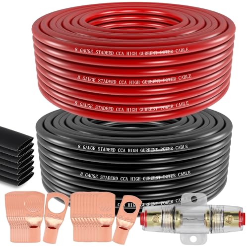 8 Gauge Wire Copper Aluminum CCA 50FT
