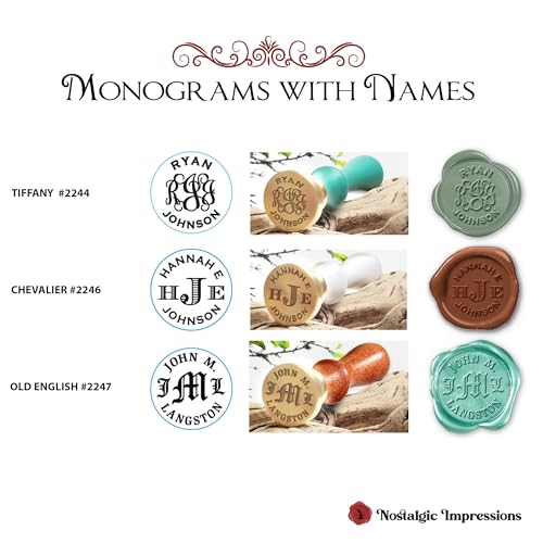 Custom Monogram Wax Seal Stamp