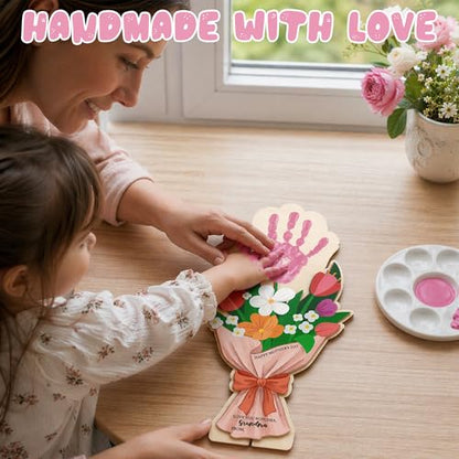 DIY Mothers Day Crafts for Kids Handprint Art