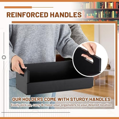 4 Set Wooden CD Storage Box (4 Count)