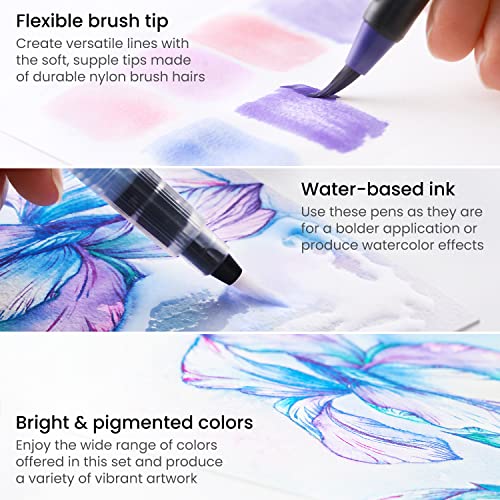 Watercolor Paint Pens (24 Count)