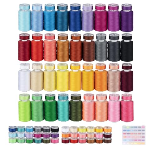 72pcs Sewing Thread Bobbins Kit (72 Count)