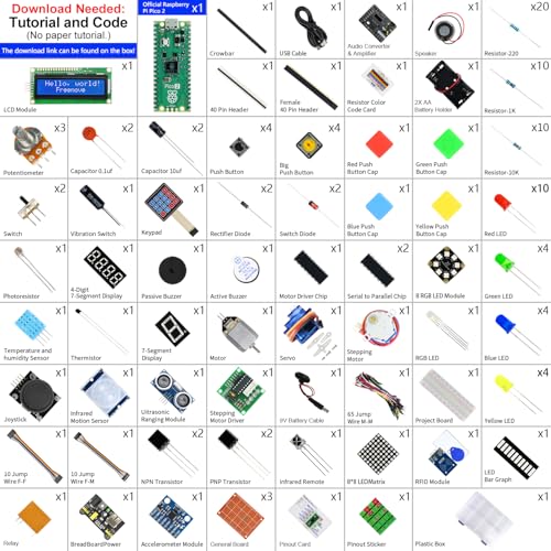 Ultimate Starter Kit for Raspberry Pi Pico 2