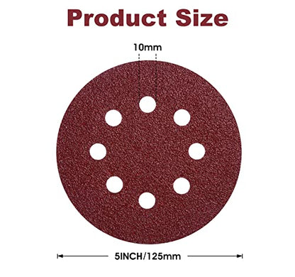 150 PCS Sanding Discs 5 (150 Count)