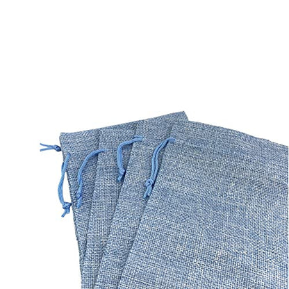 Pack of 25 Burlap Gift Bags with Drawstring Linen Jewelry Pouches Wedding Hessian Jute Bags for Birthday and Treat Pouches Party Wedding Favors Gift