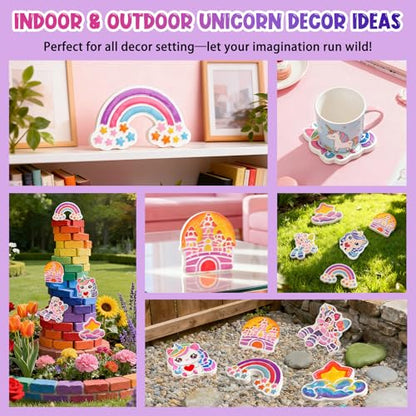 Unicorn Stepping Stones Painting Kits For Kids