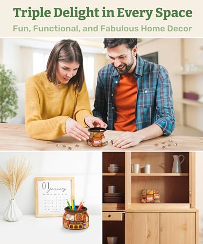3D Puzzle Jar 64 Plastic Pieces for Adults
