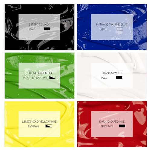 Acrylic Paint Set 1L (6 Count)