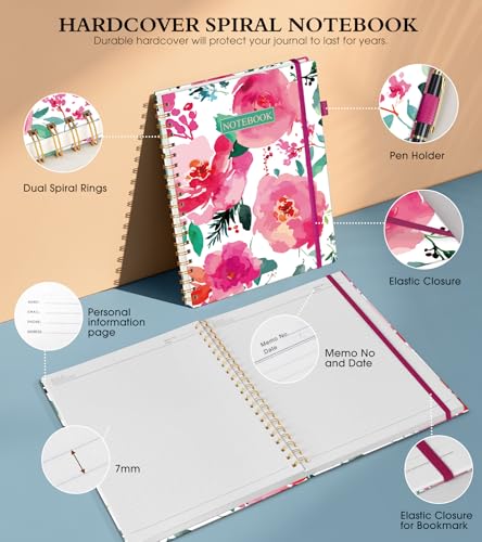 Spiral Notebook Journal 8.5” x 11”