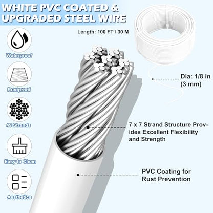 1 8" Clothesline Wire Kit