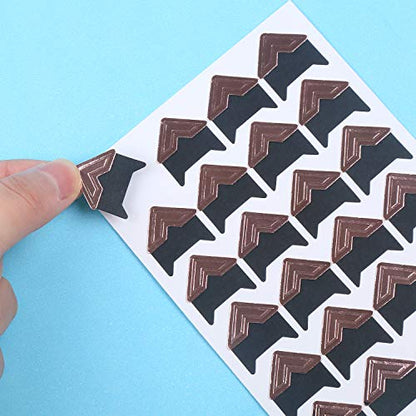 12 Sheets Photo Corner Stickers