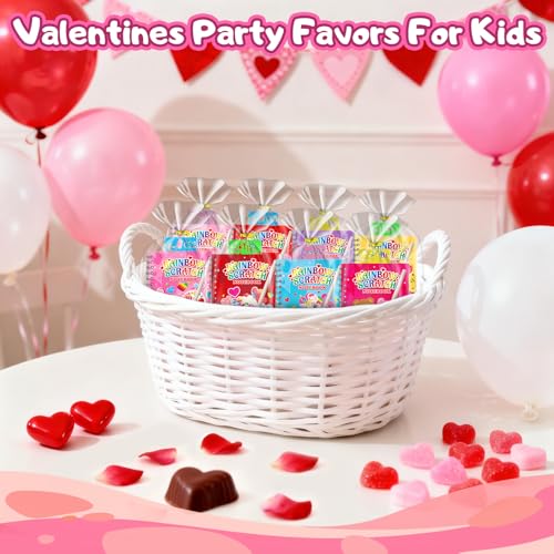 24 Pack Rainbow Scratch Notebook Art Party Favors for Kids