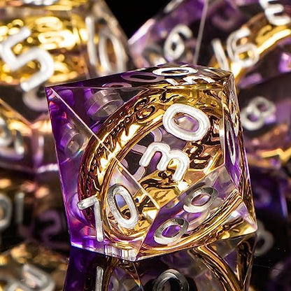 Magic Lord Rings DND Dice Set with Box