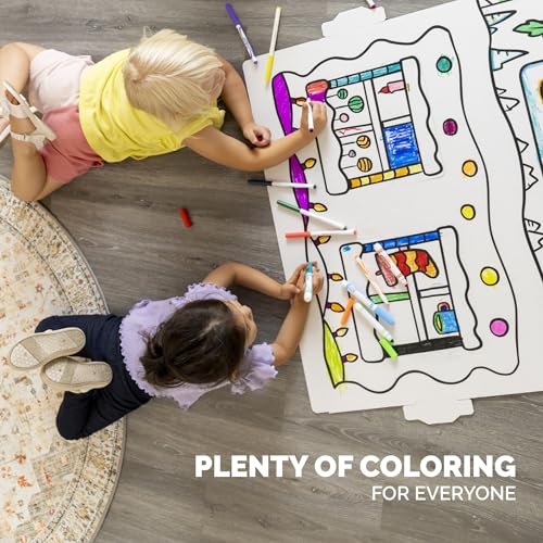 BB at Play Color In Holly Jolly Playhouse Craft Activity for Kids