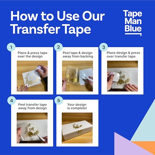 Clear Transfer Tape for Vinyl (50 Foot)