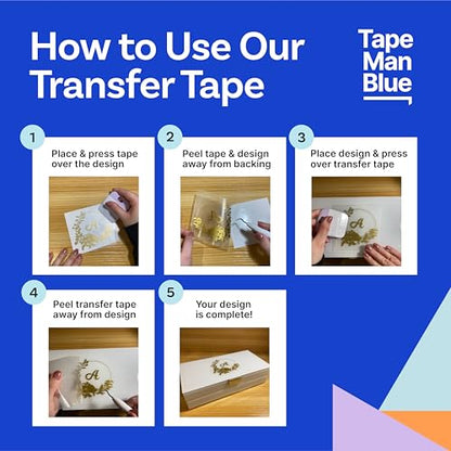 Clear Transfer Tape for Vinyl (50 Foot)