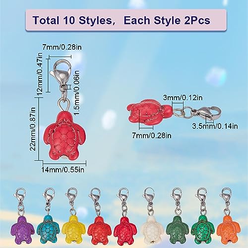 Turtle Beads Stitch Markers