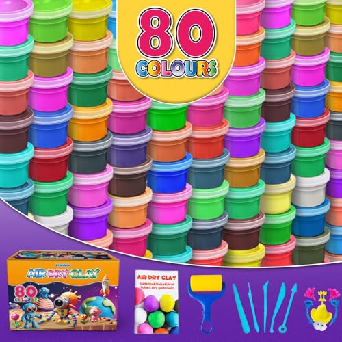 Air Dry Clay 80 Colors
