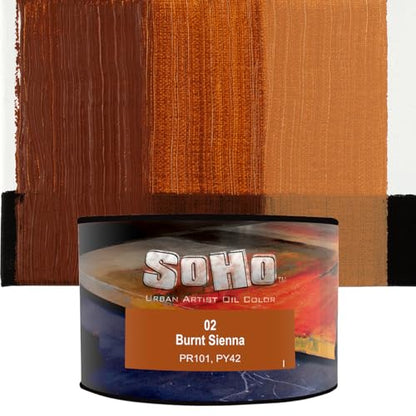 Oil Paint Burnt Sienna (14.54 Fl Oz)