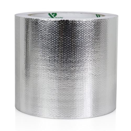 Adhesive Aluminum Foil Heat Shield Tape Barrier 4in x 66ft (66 Foot)