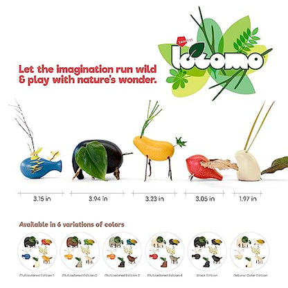 Wooden Animal Figures Locomo Family III for Nature