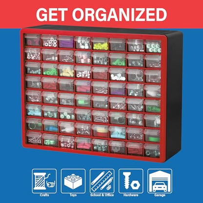 64 Drawer Plastic Storage Cabinet