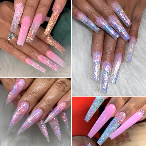 Holographic Iridescent Nail Art Glitter Flakes